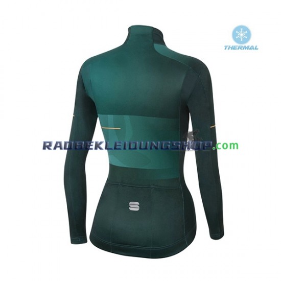 2021 Spоrtful Leaf Thermo Fahrradtrikot Damen N002