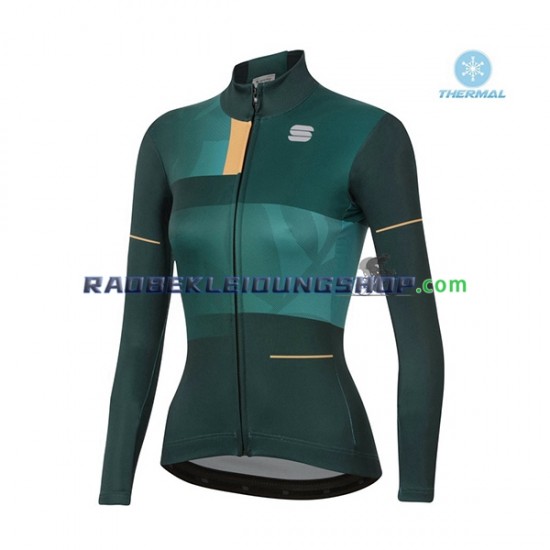 2021 Spоrtful Leaf Thermo Set(Radtrikot und Radhose) Damen N002