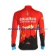 2021 Team Bahrain Victorious Rennradtrikot Langarm Herren N001