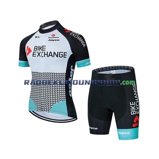 2021 Team BikeExchange Set(Radtrikot und Fahrradhose) Kinder N001