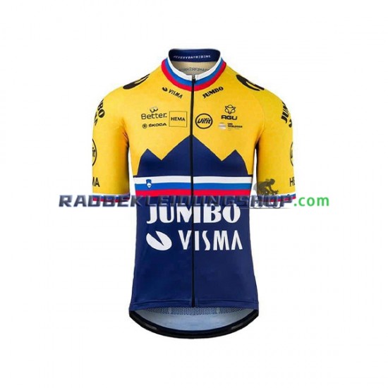 2021 Team Jumbo-Visma Set(Radtrikot und Trägerhose) Herren N002