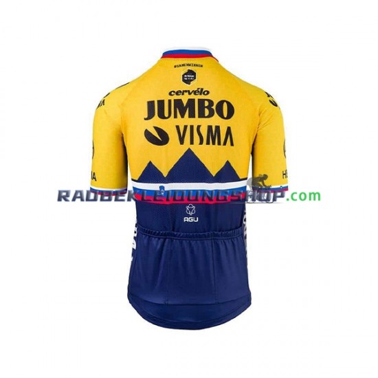 2021 Team Jumbo-Visma Set(Radtrikot und Trägerhose) Herren N002