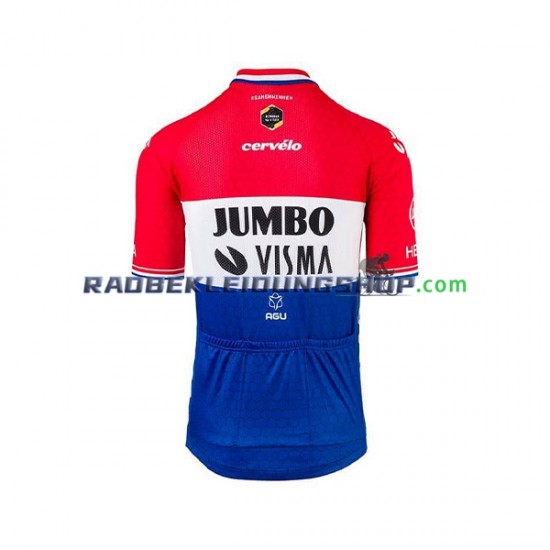 2021 Team Jumbo-Visma Set(Radtrikot und Trägerhose) Herren N004