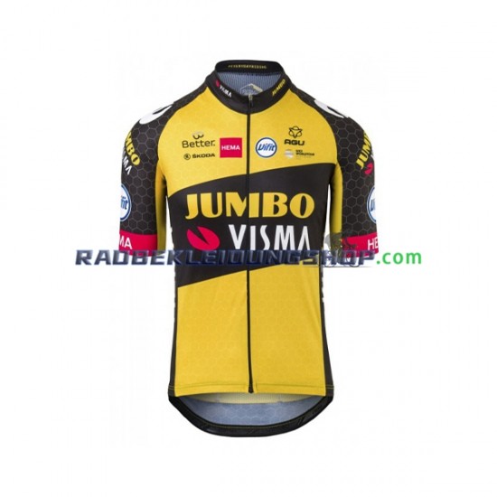 2021 Team Jumbo-Visma Rennradtrikot Kurzarm Herren N005