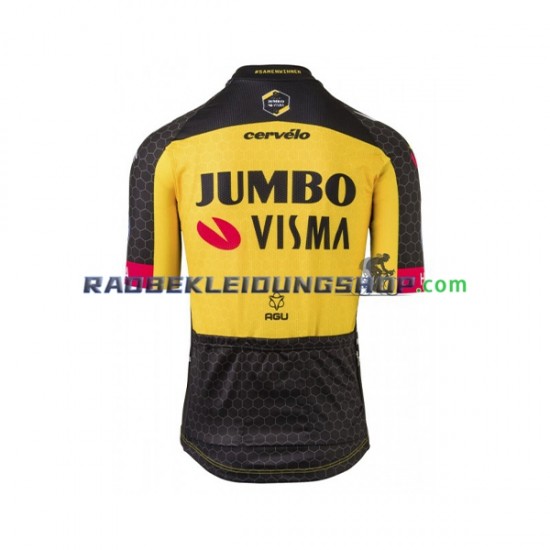 2021 Team Jumbo-Visma Rennradtrikot Kurzarm Herren N005