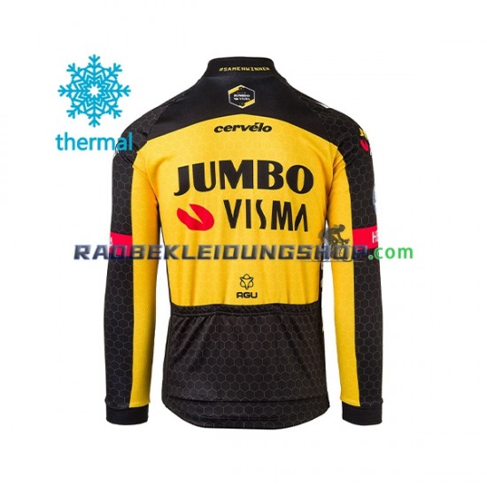 2021 Team Jumbo-Visma Thermo Fahrradtrikot Herren N005