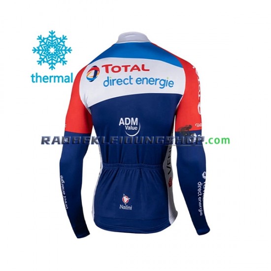 2021 Team TotalEnergies Thermo Fahrradtrikot Herren N001