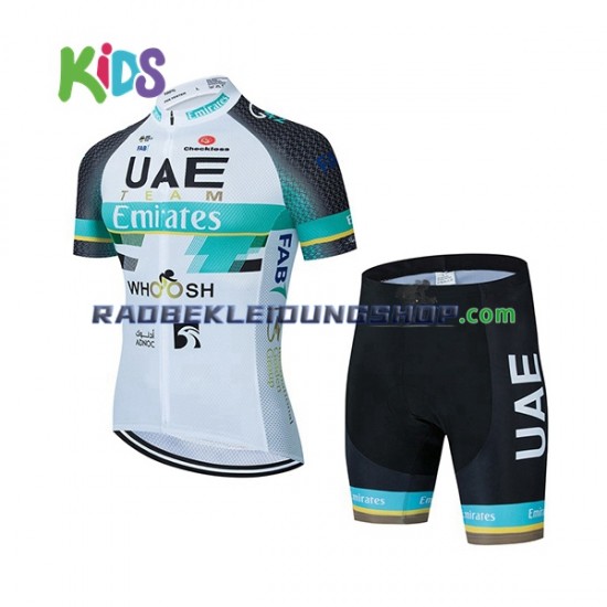 2021 UAE Team Emirates Set(Radtrikot und Fahrradhose) Kinder N002