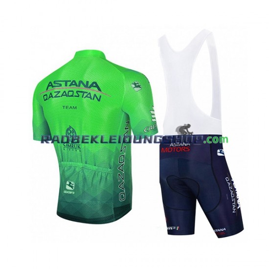 2022 Astana Qazaqstan Team Set(Radtrikot und Trägerhose) Herren N003