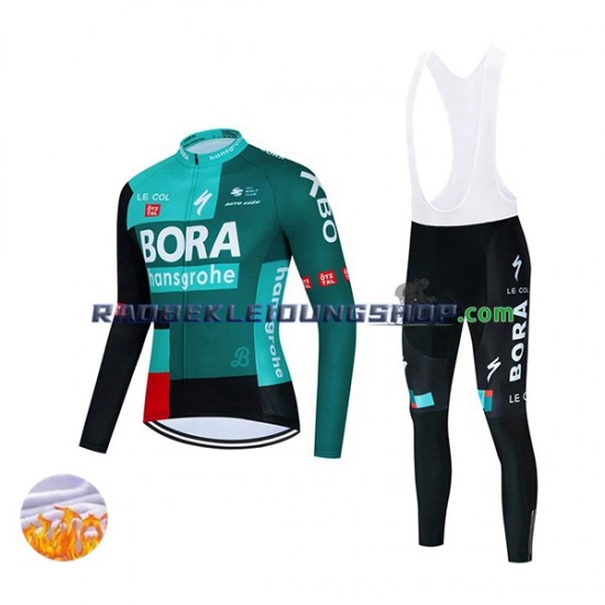 2022 Bora-Hansgrohe Thermo Set(Radtrikot und Trägerhose) Herren N001