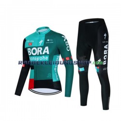 2022 Bora-Hansgrohe Set(Radtrikot Langarm und Radhose Lang) Herren N001