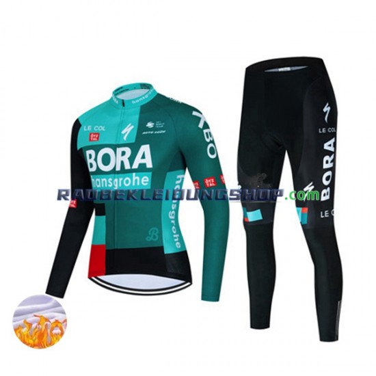 2022 Bora-Hansgrohe Thermo Set(Radtrikot und Radhose) Herren N001