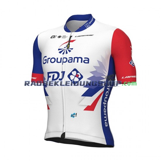 2022 Groupama-FDJ Set(Radtrikot und Trägerhose) Herren N001