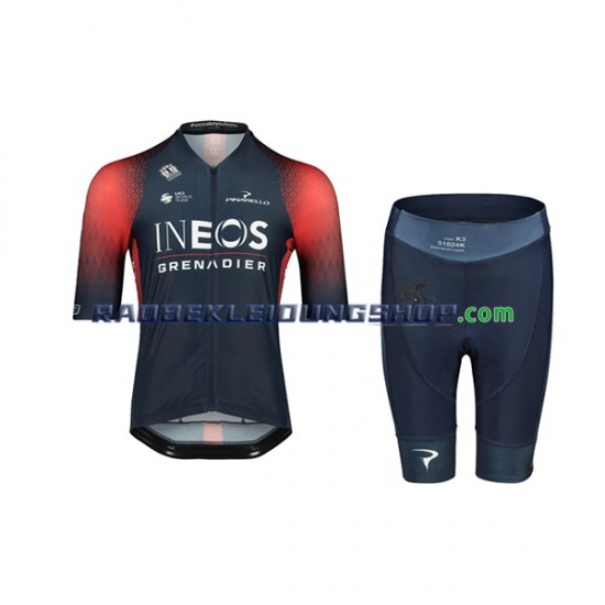 2022 Ineos Grenadiers Set(Radtrikot und Fahrradhose) Damen N001