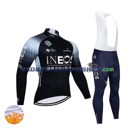 2022 Ineos Grenadiers Thermo Set(Radtrikot und Trägerhose) Herren N003