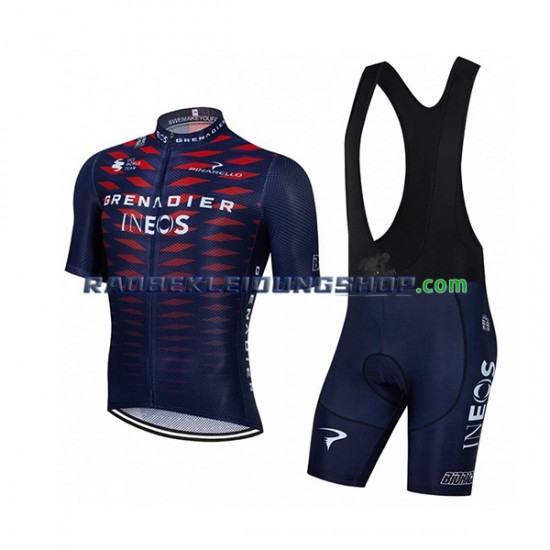 2022 Ineos Grenadiers Set(Radtrikot und Trägerhose) Herren N005