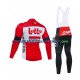 2022 Lotto Soudal Set(Radtrikot Langarm und Trägerhose Lang) Herren N001