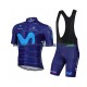 2022 Movistar Team Set(Radtrikot und Trägerhose) Herren N002