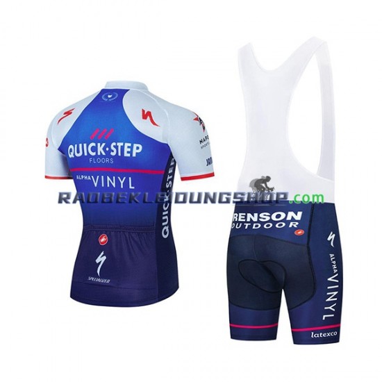 2022 Quick-Step Alpha Vinyl Team Set(Radtrikot und Trägerhose) Herren N001