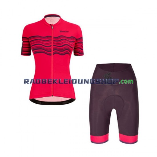 2022 Santini Tono Profilo Set(Radtrikot und Fahrradhose) Damen N002