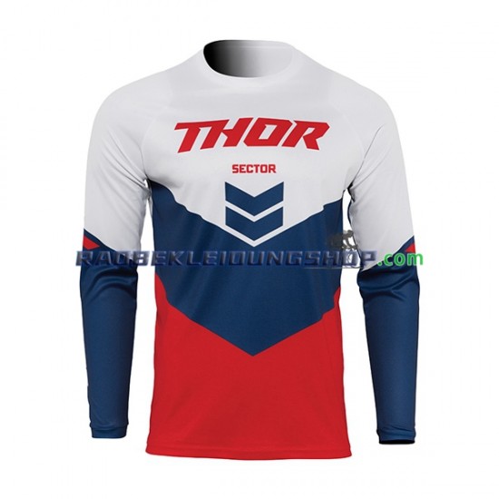 2022 THOR SECTOR CHEV MTB Trikot Langarm Herren N002