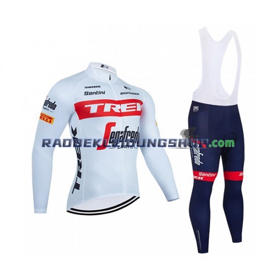 2022 TREK Segafredo Set(Radtrikot Langarm und Trägerhose Lang) Herren N001