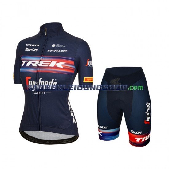 2022 TREK Segafredo Set(Radtrikot und Fahrradhose) Damen N002