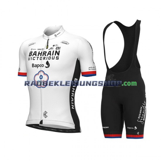 2022 Team Bahrain Victorious Set(Radtrikot und Trägerhose) Herren N002