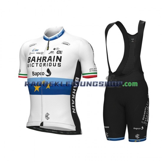 2022 Team Bahrain Victorious Set(Radtrikot und Trägerhose) Herren N003