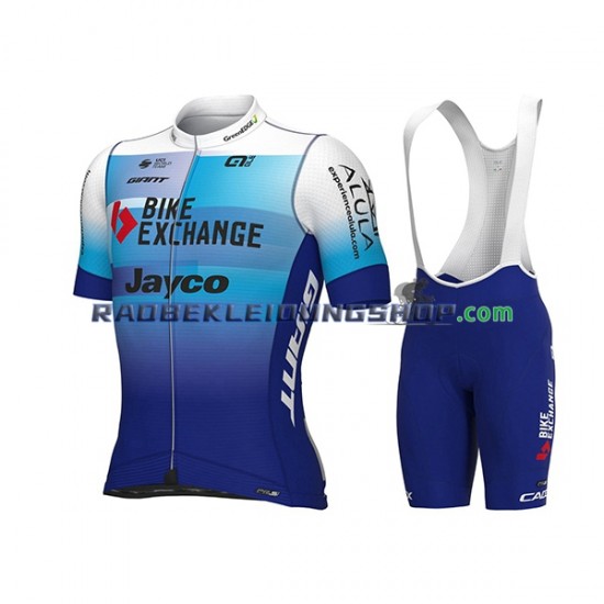 2022 Team BikeExchange-Jayco Set(Radtrikot und Trägerhose) Herren N001