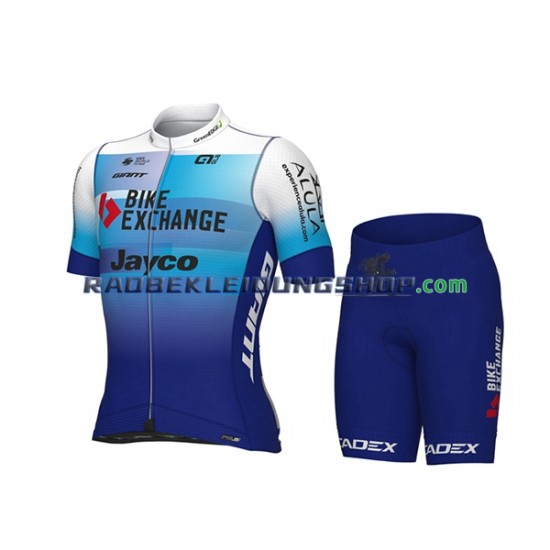 2022 Team BikeExchange-Jayco Set(Radtrikot und Fahrradhose) Damen N001