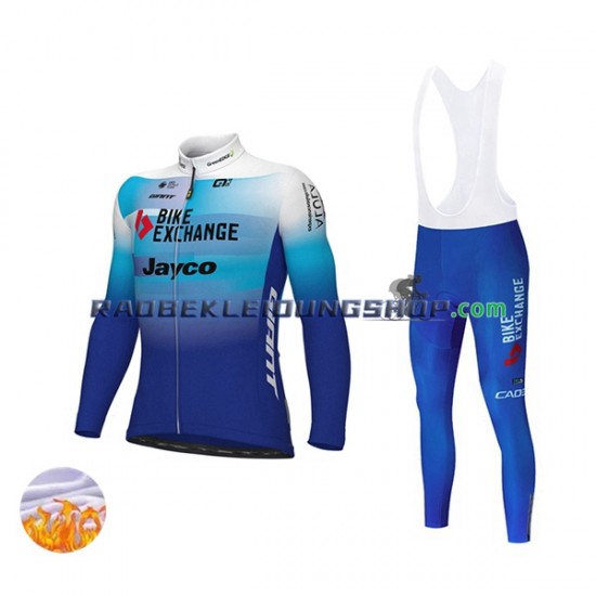 2022 Team BikeExchange-Jayco Thermo Trägerhose Lang Herren N003