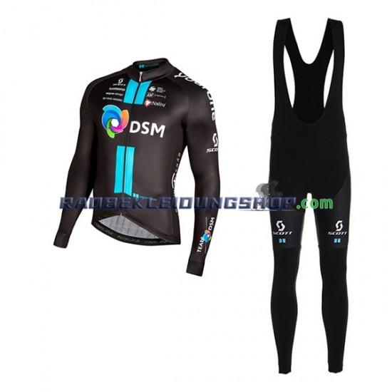 2022 Team DSM Set(Radtrikot Langarm und Trägerhose Lang) Herren N001