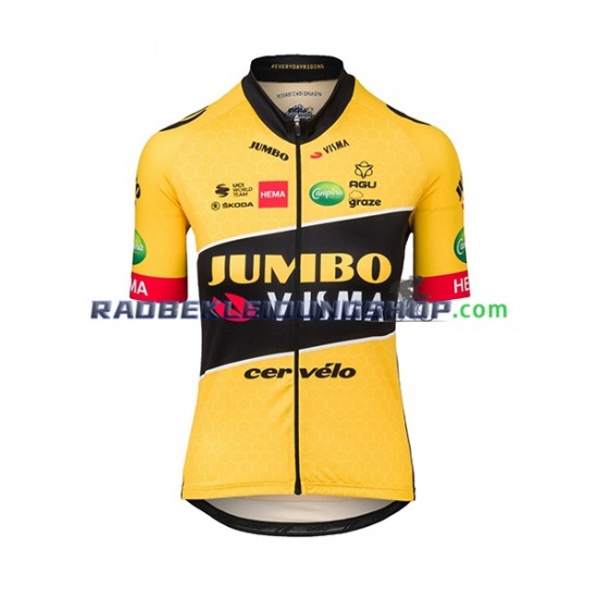 2022 Team Jumbo-Visma Rennradtrikot Kurzarm Herren N001