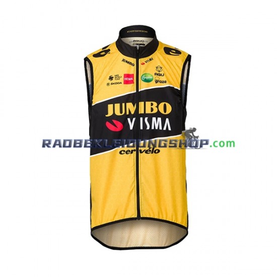 2022 Team Jumbo-Visma Winddichte Radsportweste Herren N001