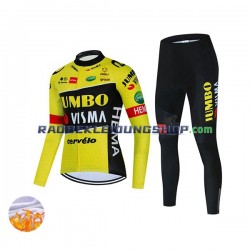 2022 Team Jumbo-Visma Thermo Set(Radtrikot und Radhose) Damen N001