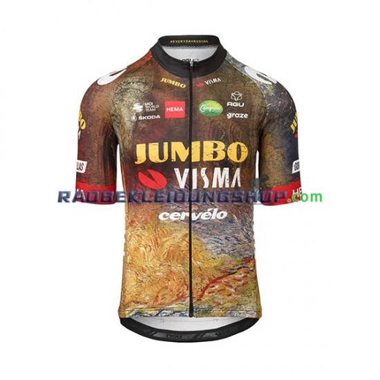 2022 Team Jumbo-Visma Rennradtrikot Kurzarm Herren N002