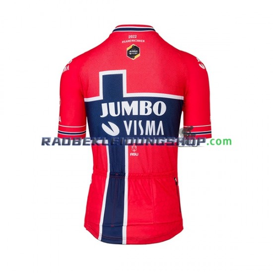 2022 Team Jumbo-Visma Rennradtrikot Kurzarm Herren N003