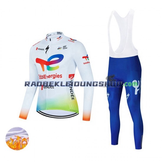 2022 Team TotalEnergies Thermo Set(Radtrikot und Trägerhose) Herren N001