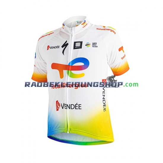 2022 Team TotalEnergies Rennradtrikot Kurzarm Herren N001