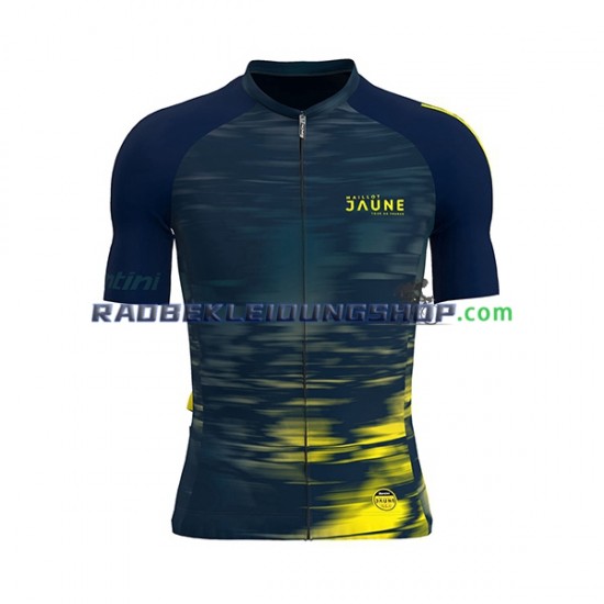 2022 Tour de France JAUNE Rennradtrikot Kurzarm Herren N001