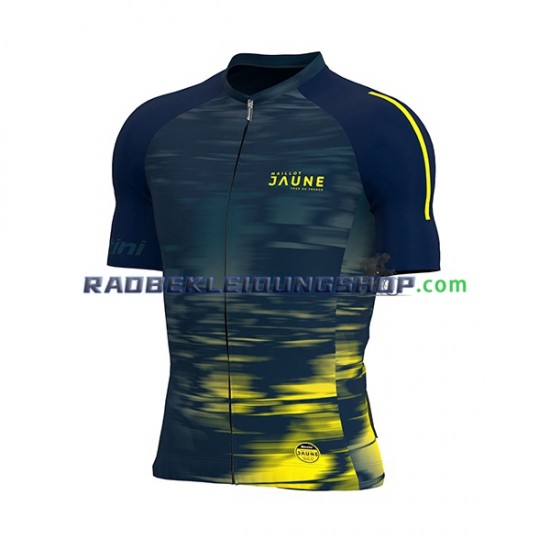 2022 Tour de France JAUNE Rennradtrikot Kurzarm Herren N001