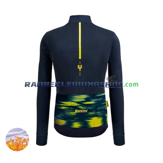 2022 Tour de France JAUNE Thermo Fahrradtrikot Herren N001