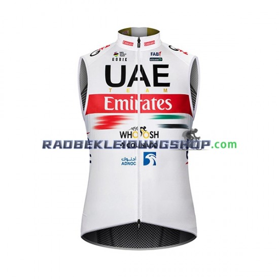 2022 UAE Team Emirates Winddichte Radsportweste Herren N001