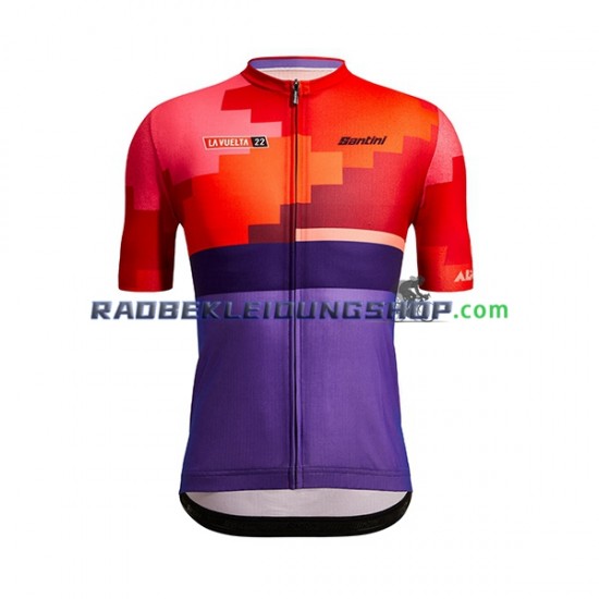 2022 Vuelta a Espana Alicante Rennradtrikot Kurzarm Herren N001