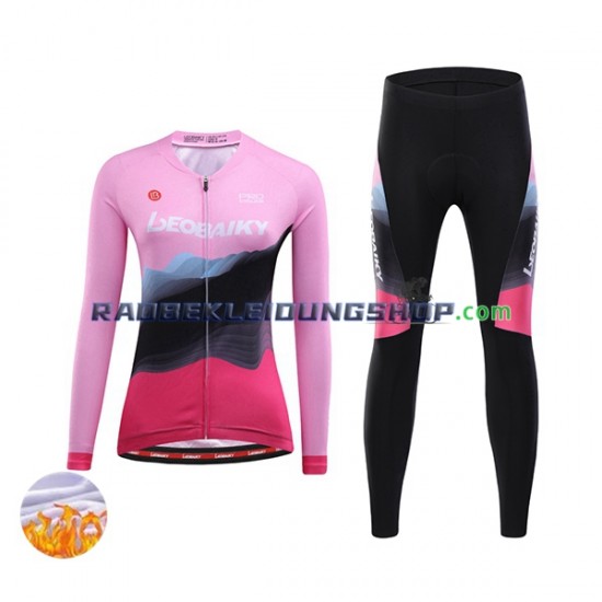 Leobaiky Thermo Set(Radtrikot und Radhose) Damen N002