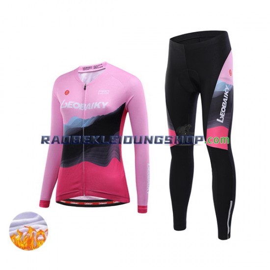 Leobaiky Thermo Set(Radtrikot und Radhose) Damen N002