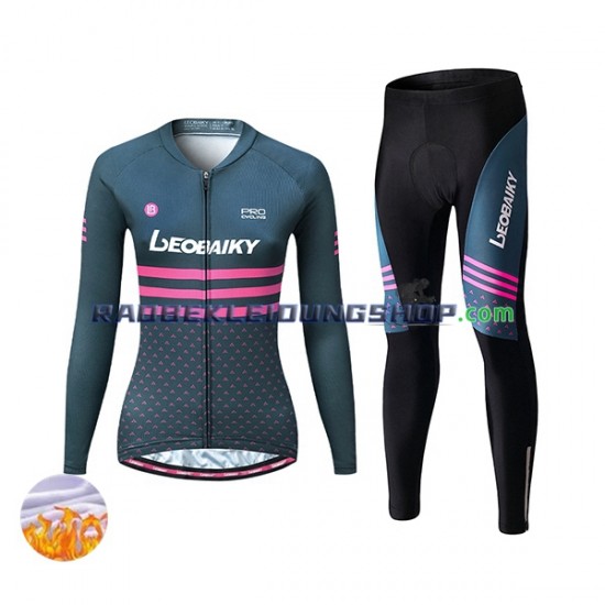 Leobaiky Thermo Set(Radtrikot und Radhose) Damen N004