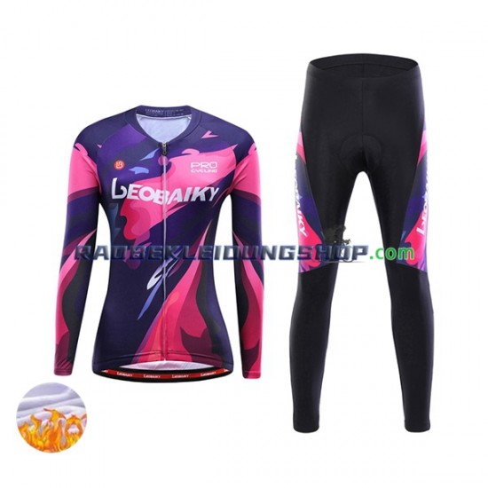 Leobaiky Thermo Set(Radtrikot und Radhose) Damen N006