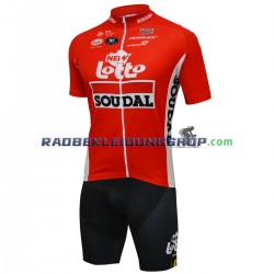 Tour de France 2018 Lotto Soudal Set(Radtrikot und Fahrradhose) Herren N001